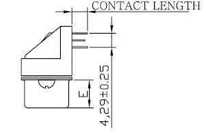 24 Pin DDK Centronic PCB Right Angle Male Connector Certified UL