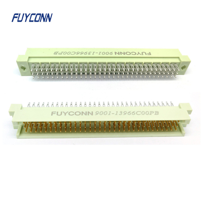 Solderless Male DIN41612 Connector 3 Rows 96pin Press Pin  PCB Type