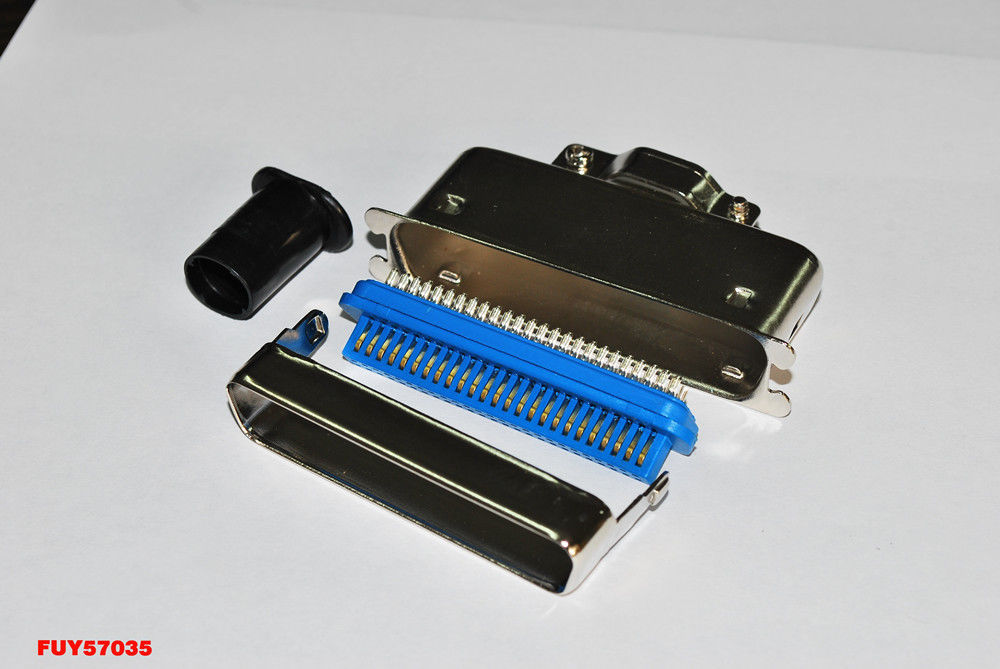 50 Pin Male Easy Type Centronic Solder Pin Connector with Matel Cover