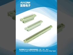 2 rows DIN 41612 Connector Male & Female PCB Eurocard Connector