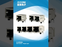 RJ45 Connector PCB Right Angle / Straight Type