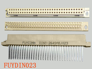 DIN Type 2 rows 64 Pin Receptacle B Type Eurocard DIN 41612 Connector, Straight PCB Connector 2.54mm pitch