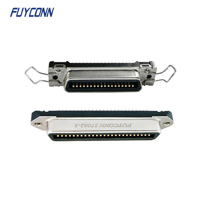 36pin Parallel Port Printer Connector , 50 / 64 Pin Solderless PCB Centronics Connector
