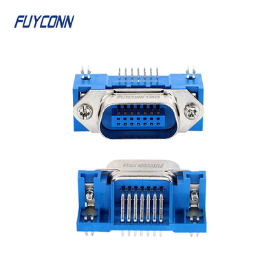 14pin Centronic Connector , Male Right Angle PCB Mount Plug RJ21 Connector