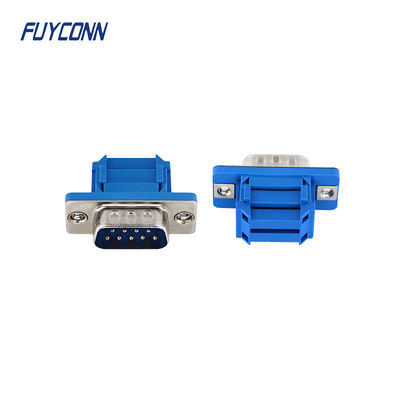 Crimping Cable IDC Ribbon Connector , Male 9pin Ribbon D-SUB Connector