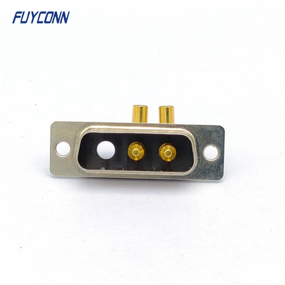 Solder Cup High Power D Sub Connector 3w3 3pin Right Angle Male DB