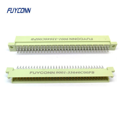 2 Rows Solderless DIN41612 Connector 64pin Male Press Fit Connector