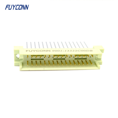 Straight PCB 3 rows 32 Pin Male DIN 41612 Connector 2*16P 32P 13mm 41612 Connector