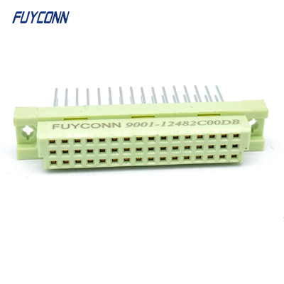15mm 48Pin DIN41612 Connector 3Rows Straight PCB Female 348 DIN 41612 Connector
