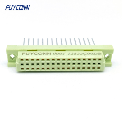 17mm 32Pin DIN41612 Connector 3 Rows Straight PCB Female 332 DIN 41612 Connector