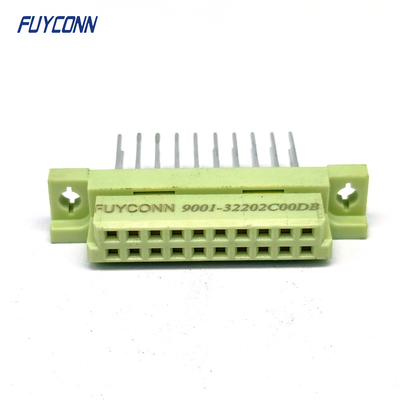 13mm DIN41612 Connector 2 Rows 20Pin Vertical Terminals Female Eurocard Connector