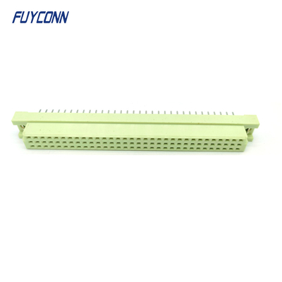 3 rows 96 Pin Simple Type DIN41612 Connector Female PCB Straight