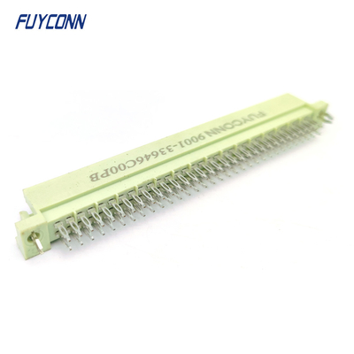DIN41612 2 Rows Connector 64 pin 2*32P Male Press Pin Connector W/ Harpoon