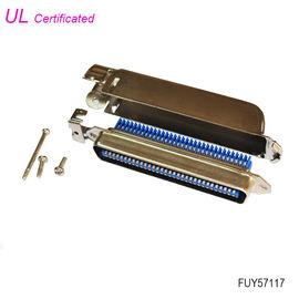 Amphenol 2.16mm Pitch 64 Pin Male Centronic IDC connector with Side Entry metal cover