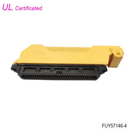 64 Pin Female Centronic IDC Connector With PBT Insulator Material and Hood