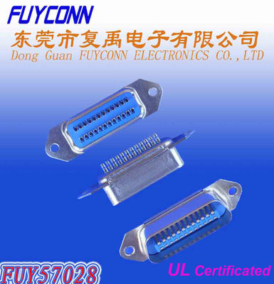 50 Pin Centronic Solder Male DDK Connector Certified UL 2.16mm pitch