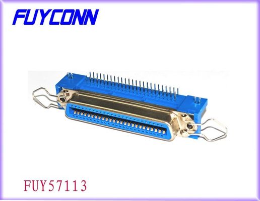 36 Pin Centronic Female Right Angel PCB Mount with Spring Latches connector for Printer