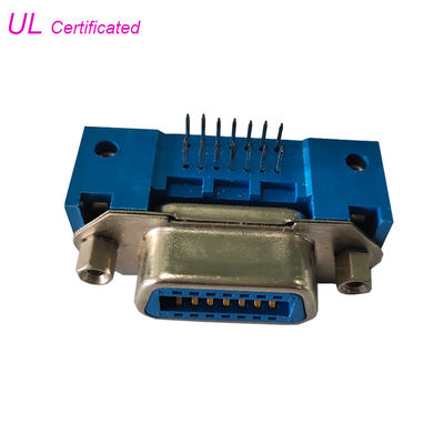 Centronic 50 36 24 14 Pin Right Angle PCB Female Champ Connector With Screw Thread