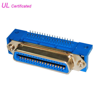 DDK Centronics 36 Pin Connector PCB Right Angle Female Connector For Printer