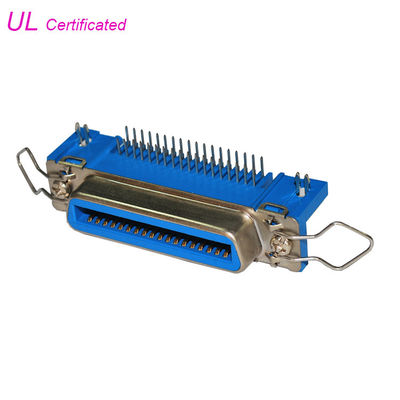 Champ Centronics 36 Pin Connector 50pin 24pin 14pin PCB Right Angle Connector With Spring Latch