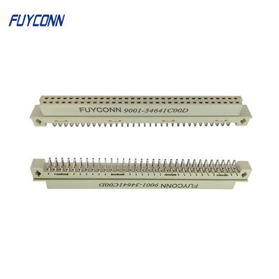 Female DIN 41612 Connector 2 Rows 64 Pin Right Angle Euro card Connector