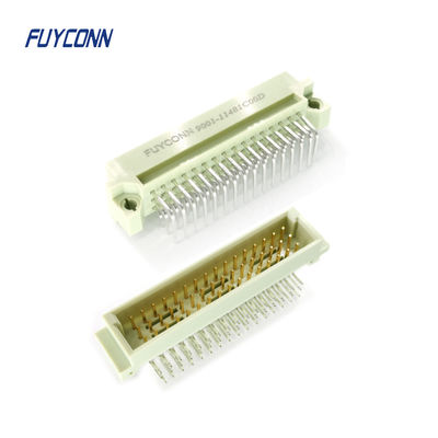 3 Rows Eurocard Connector 16P 32P 48P Male Type Right Angle PCB DIN41612 Connector