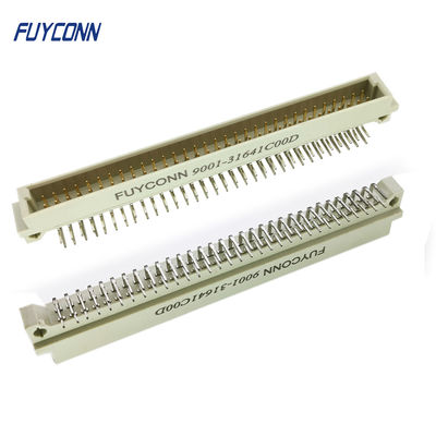 2.54mm 2 Rows PCB Right Angle 2*32P 64 Pin Male 41612 Euro Connector