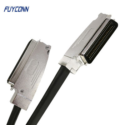 100pos RJ21 Telco Trunk Cable Assembly One End With 2pcs Connector