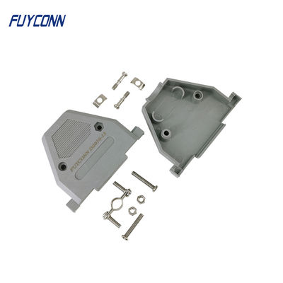 180 Degree Straight Plastic D Sub Hood For 37 Pin DB Connector