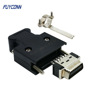 20 Pin Servo Connector Mini Solder Type SCSI Connector W/ Plastic Dust Cover Sider Screw