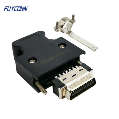 26 Pin Servo Connector ABS Housing SCSI Connector 1.27mm Pitch