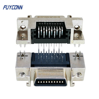 20 Pin SCSI Connector Female Socket Connector with Zinc Alloy Shell