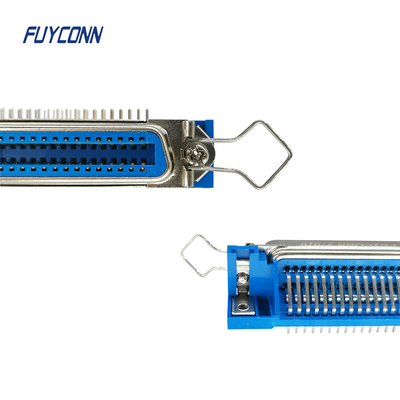 PCB Right Angle Centronics 36 Pin Connector 2.16mm Pitch With Bail Lock