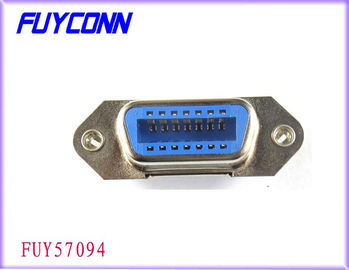 PCB Straight Angle Parallel Port Connector, Champ Receptacle 36 Pin Centronic Connectors Certified UL