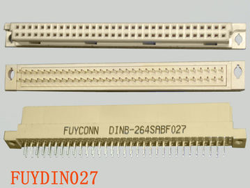 2 rows 64 Pin Female Eurocard Connector B Type Straight Terminals DIN 41612 Connector