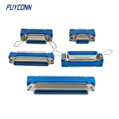 PCB Right Angle Female Centronics Connector 14pin 24pin 36pin 50pin 64pin