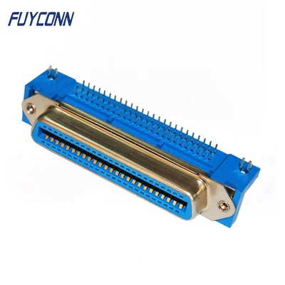 PCB Right Angle Female Centronics Connector 14pin 24pin 36pin 50pin 64pin