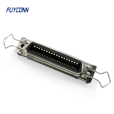 36pin Parallel Port Printer Connector , 50 / 64 Pin Solderless PCB Centronics Connector