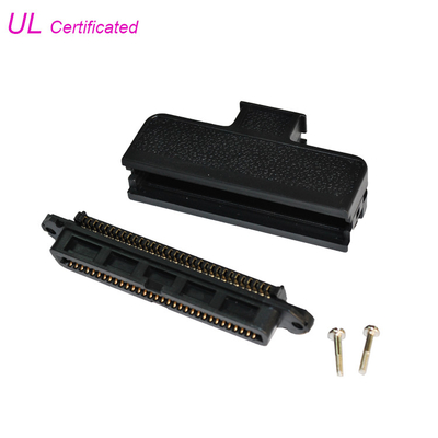 Female Centronic 50 64 Ways IDC RJ21 Tyco Connector With Plastic Cover