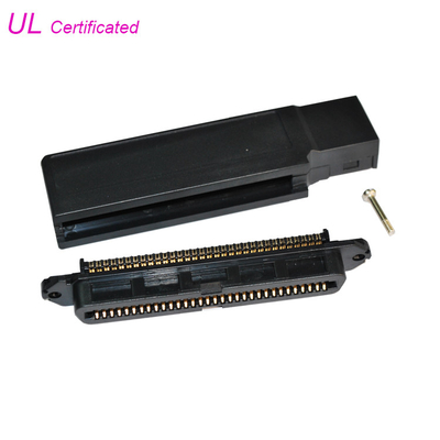 Female Centronic 50 64 Ways IDC RJ21 Tyco Connector With Plastic Cover