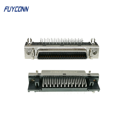 PCB SCSI Female Connector 1.27mm Right Angle 14P 20P 26P 36P 50P 68P 100P SCSI Connector