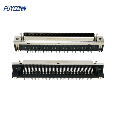 PCB SCSI Female Connector 1.27mm Right Angle 14P 20P 26P 36P 50P 68P 100P SCSI Connector