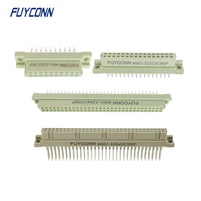 2 Rows Press Pin Eurocard Connector ,  20pin 32pin 64pin Female DIN41612 Connector