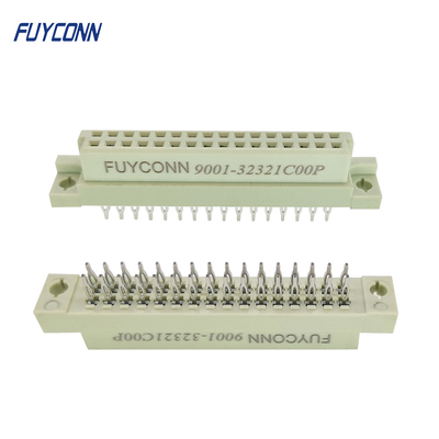 2 Rows Press Pin Eurocard Connector ,  20pin 32pin 64pin Female DIN41612 Connector