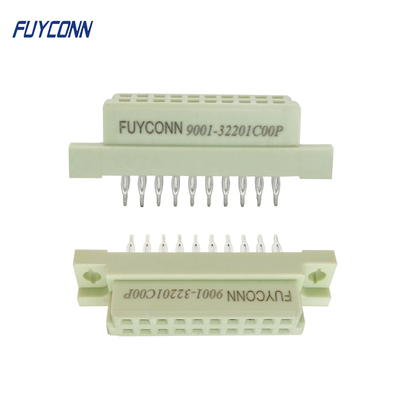 2 Rows Press Pin Eurocard Connector ,  20pin 32pin 64pin Female DIN41612 Connector