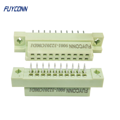 Female Euro 2 Rows 20pin 32pin 64pin PCB DIN 41612 Connector Vertical Terminals