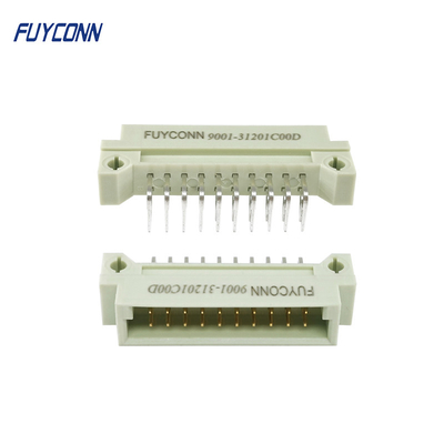 2 Rows Euro DIN41612 Connector 20pin 32pin 50pin 64pin Right Angle PCB Male Eurocard