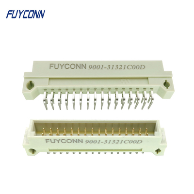 2 Rows Euro DIN41612 Connector 20pin 32pin 50pin 64pin Right Angle PCB Male Eurocard