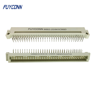 2 Rows Euro DIN41612 Connector 20pin 32pin 50pin 64pin Right Angle PCB Male Eurocard