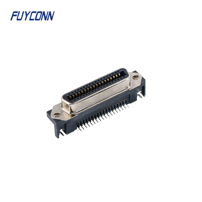 Low Profile Female Centronics Connector 90 Degree PCB 50pin 36pin 24pin 14pin